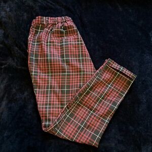 Hot Topic Red and Black Plaid Pants